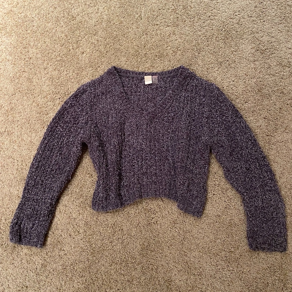Roxy Padang Paradise Plush Crop Sweater- Size Small